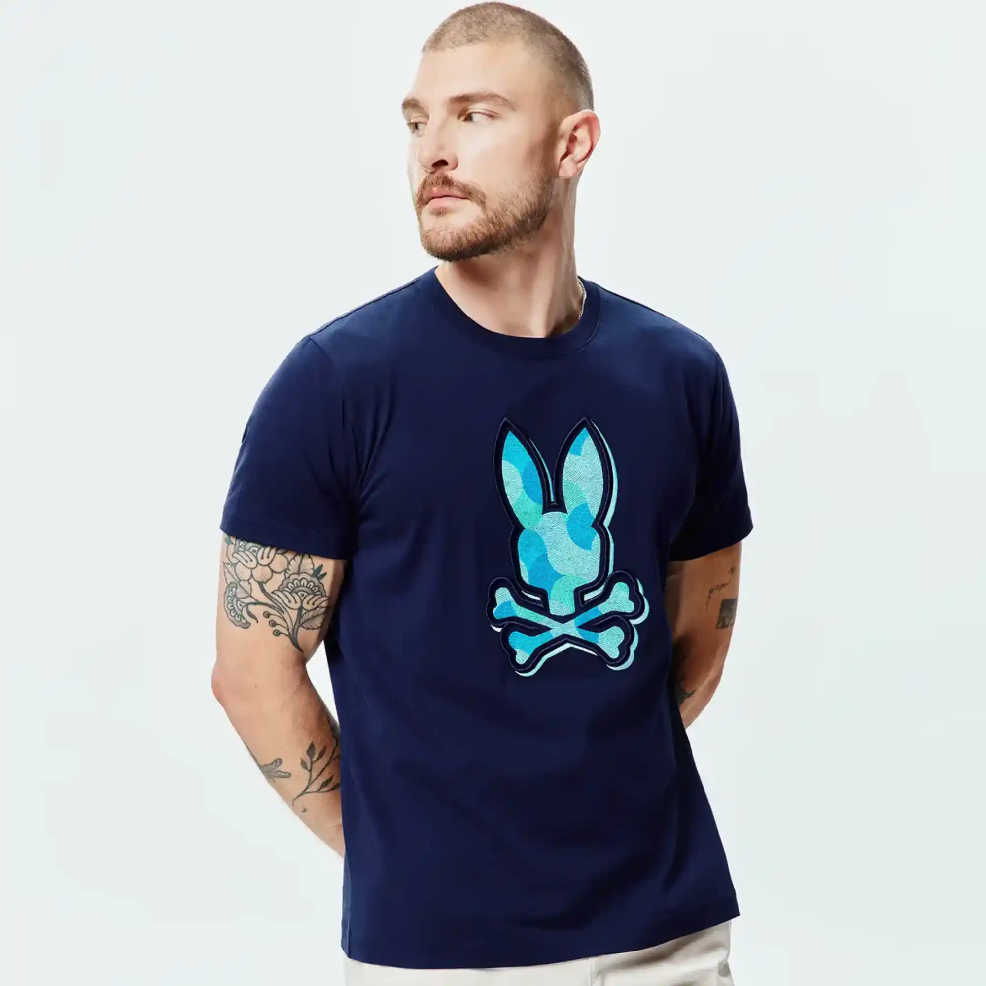 Psycho Bunny | Men's Ethan Graphic Tee - Image 3